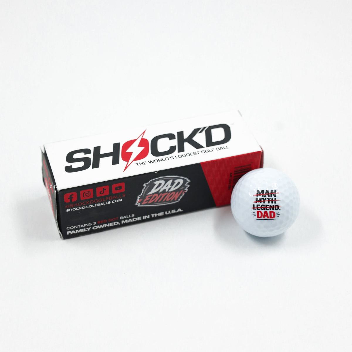 SHOCK'D Golf Balls