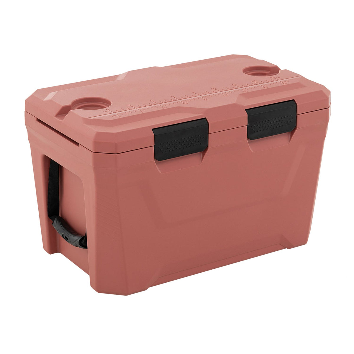 Insulated Portable Cooler Hard Shell Ice Chest with 2 Cup Holders Bottle Opener and Drain Plug – view 9