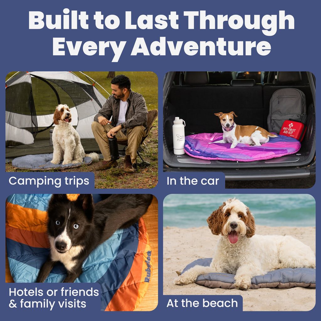 Travel Dog Bed - Foldable & Packable for Travel, Road Trip, Camping – view 6