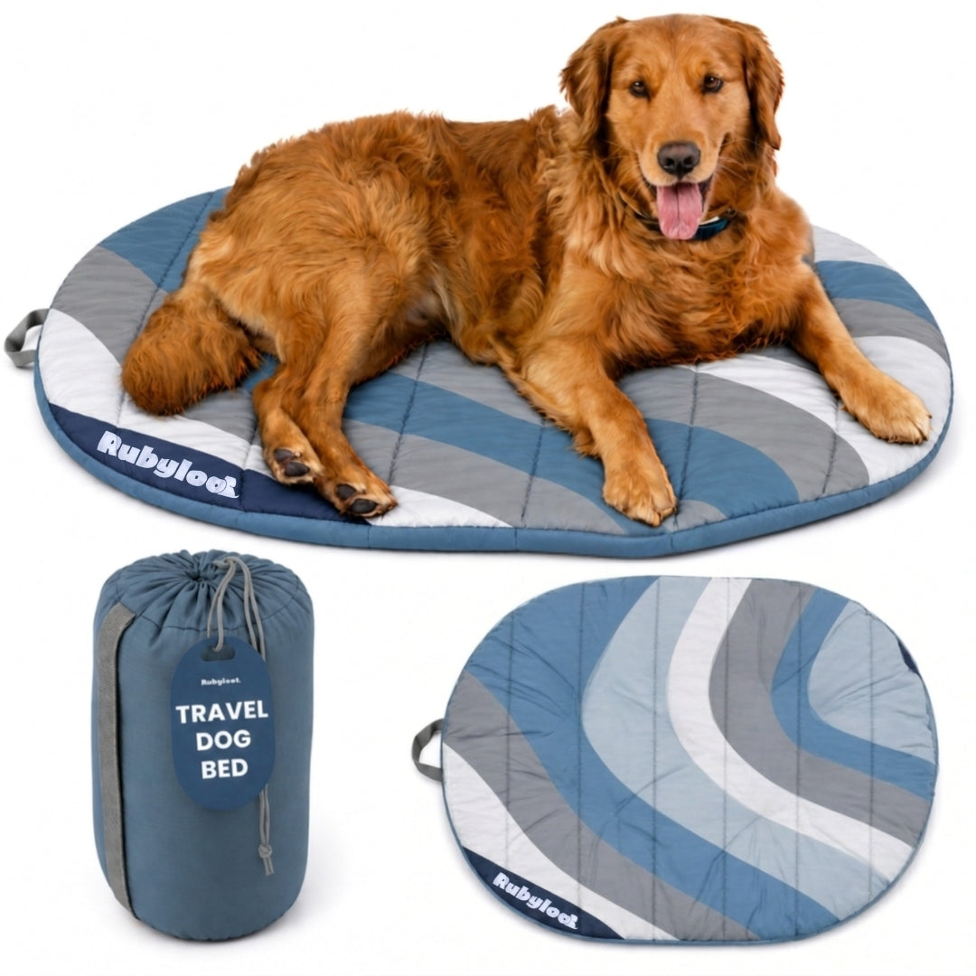 Travel Dog Bed - Foldable & Packable for Travel, Road Trip, Camping – view 10