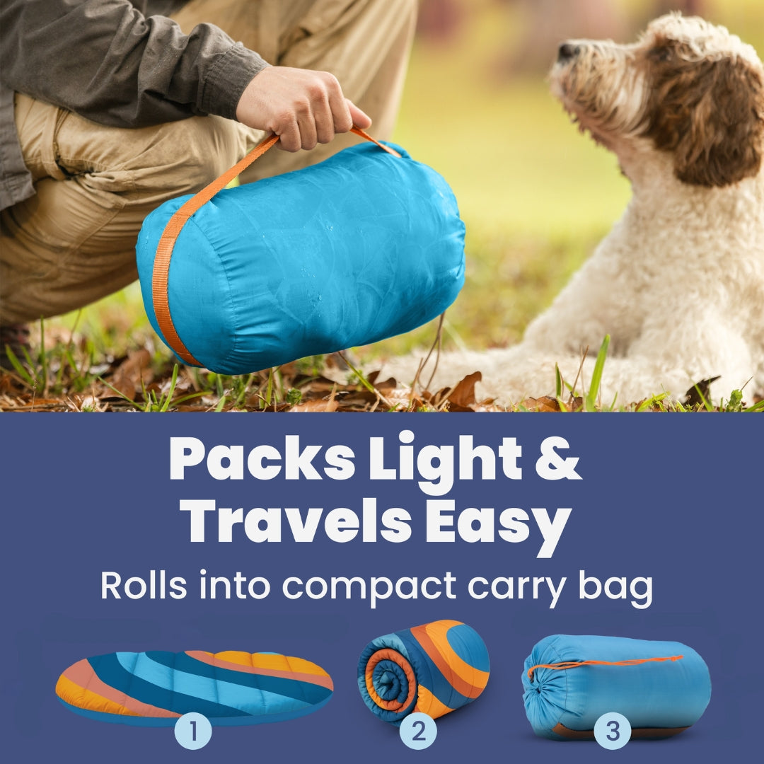 Travel Dog Bed - Foldable & Packable for Travel, Road Trip, Camping – view 3