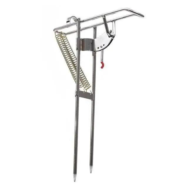 Automatic Stainless Steel Fishing Double Spring Angle Pole Foldable Anti-Rust Steel Fishing Pole Holder Fishing – view 10