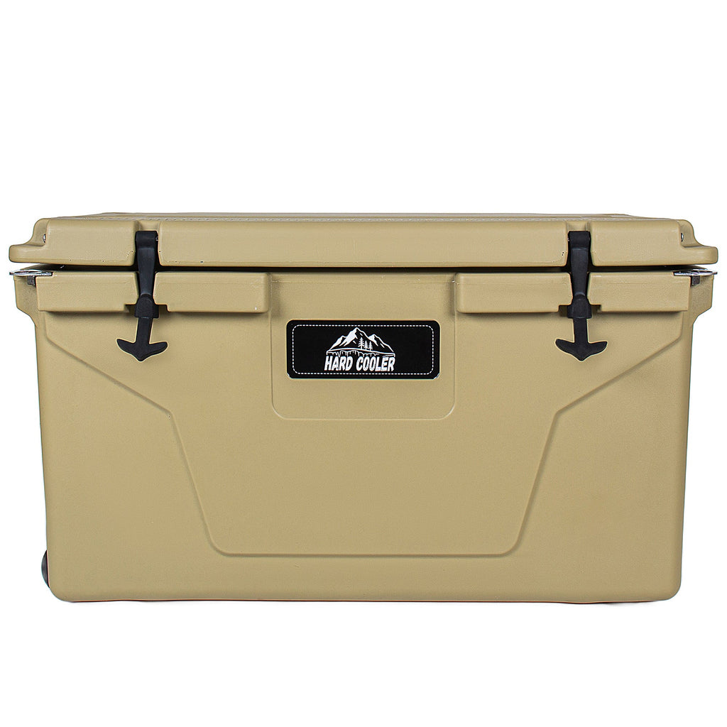 85 Quart Khaki Cooler – Bear-Resistant Rotomolded Ice Chest