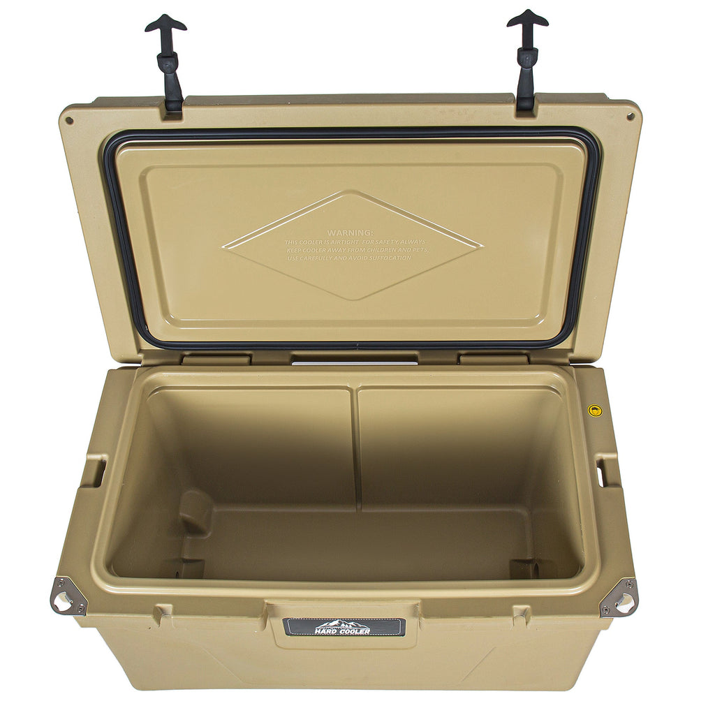 85 Quart Khaki Cooler – Bear-Resistant Rotomolded Ice Chest