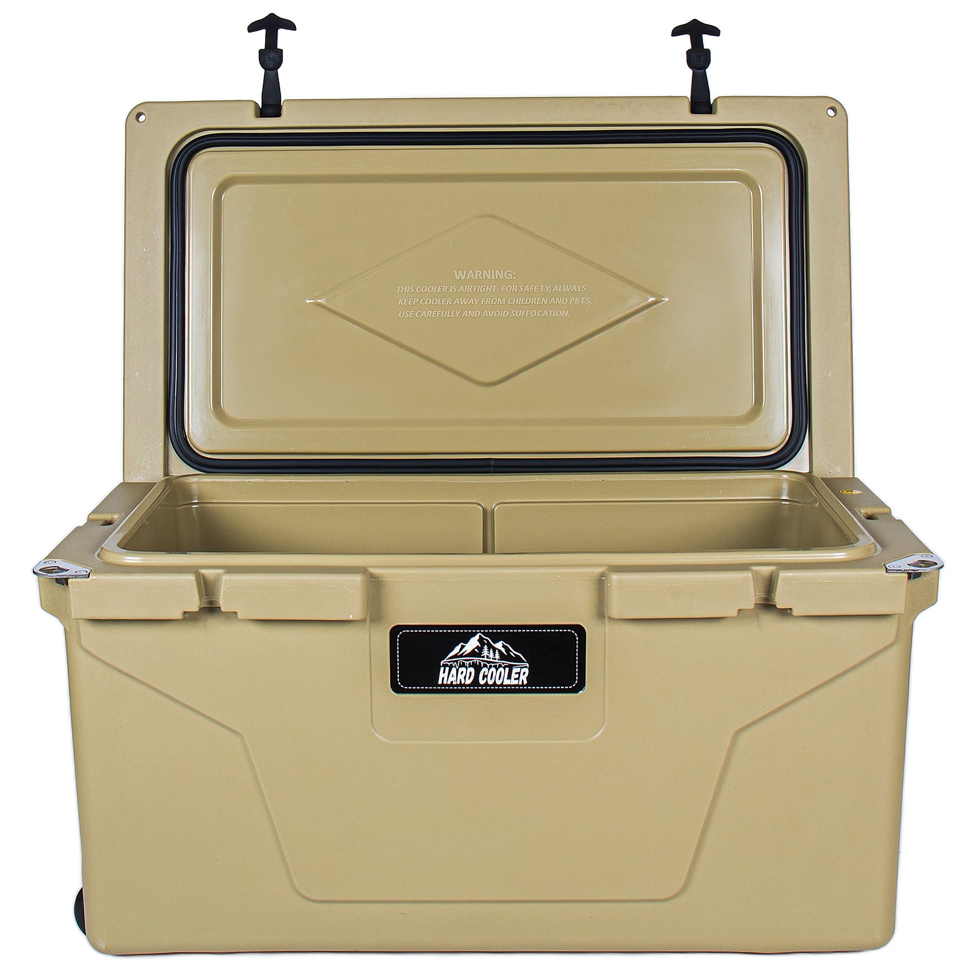 85 Quart Khaki Cooler – Bear-Resistant Rotomolded Ice Chest