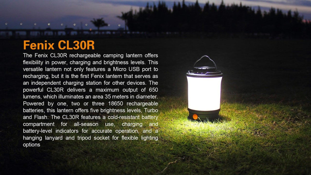 Fenix CL30R LED Camping Lantern – view 3