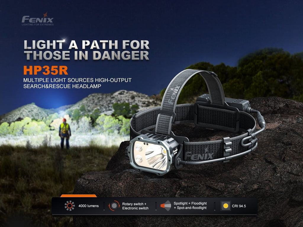 Fenix HP35R Search and Rescue Headlamp – view 3