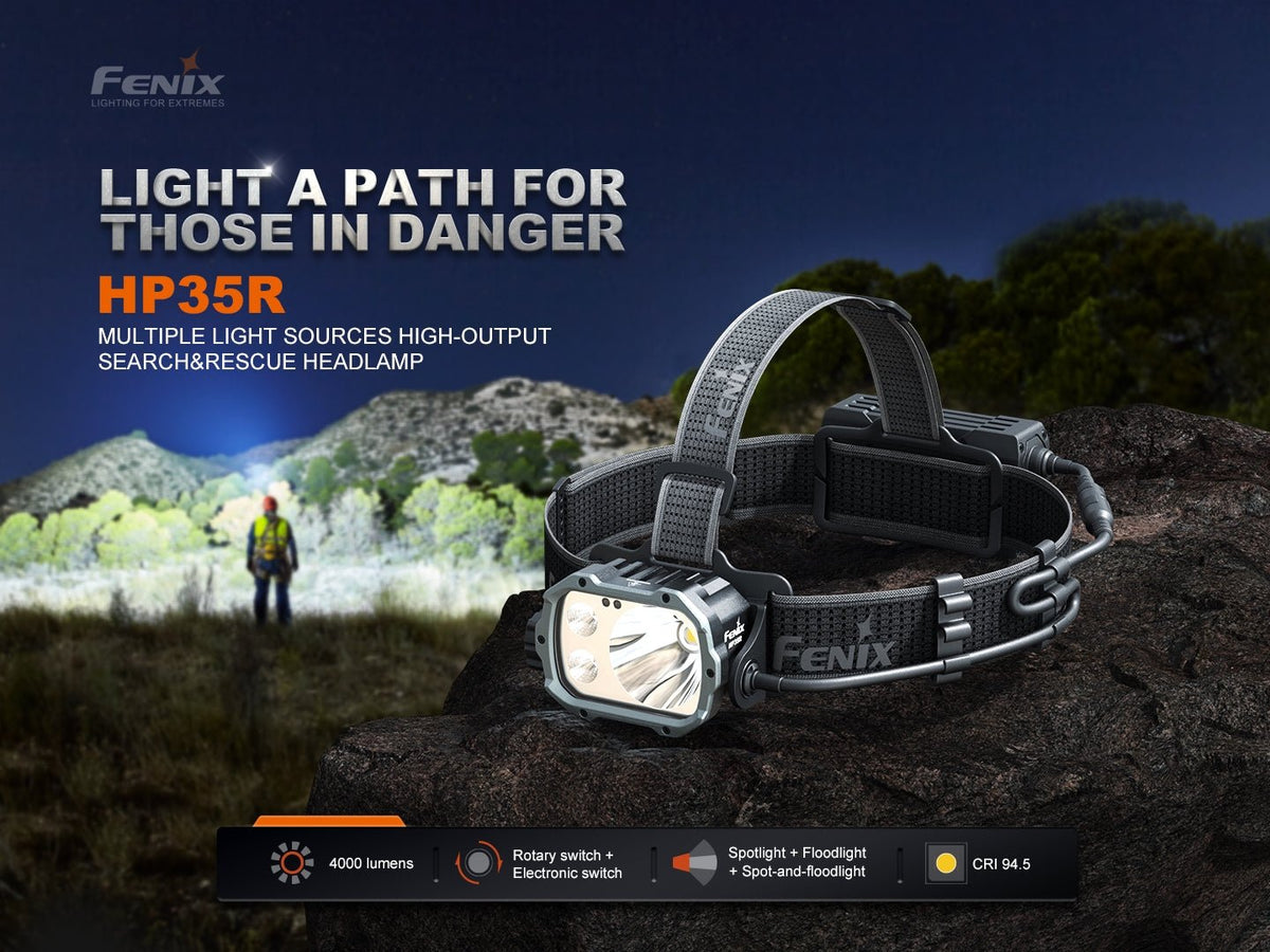 Fenix HP35R Search and Rescue Headlamp – view 3