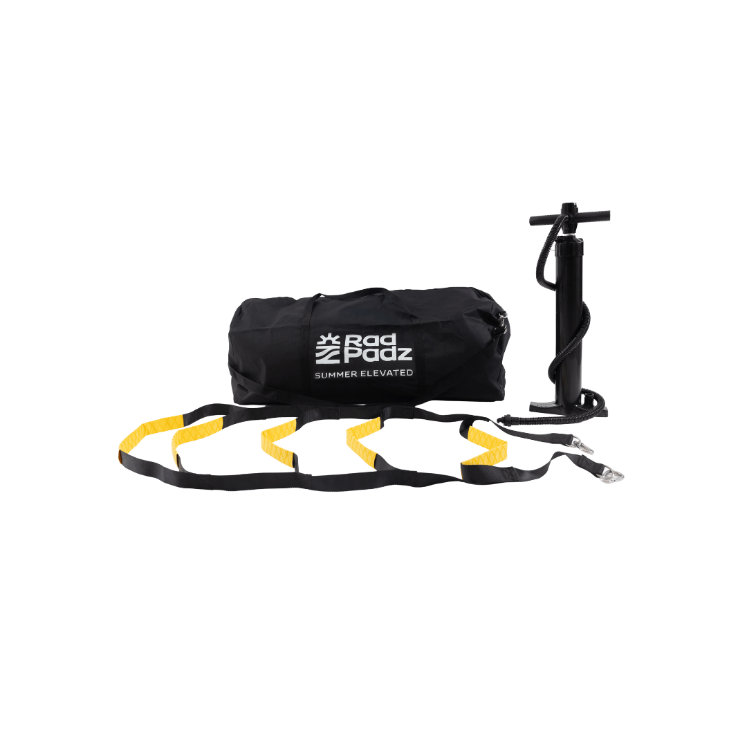 RadPadz® Cannonballer – Fish | 6'x12' Inflatable Dock Platform